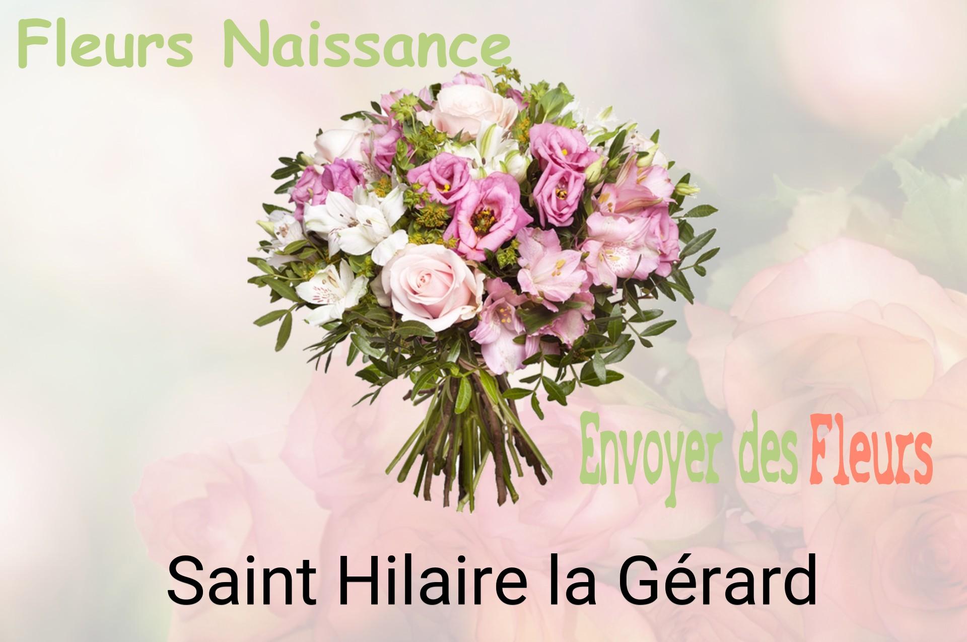 Bouquet de fleurs de naissance livré à Saint-Hilaire-la-Gérard